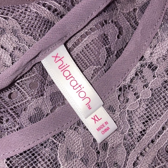 Xhilaration xlarge lavender top - Picture 4 of 6